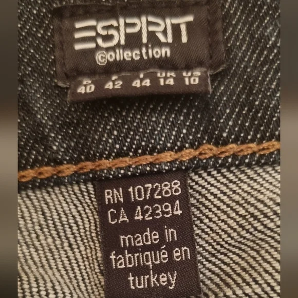 Esprit Collection denim straight leg jean Size 10 - Picture 8 of 11